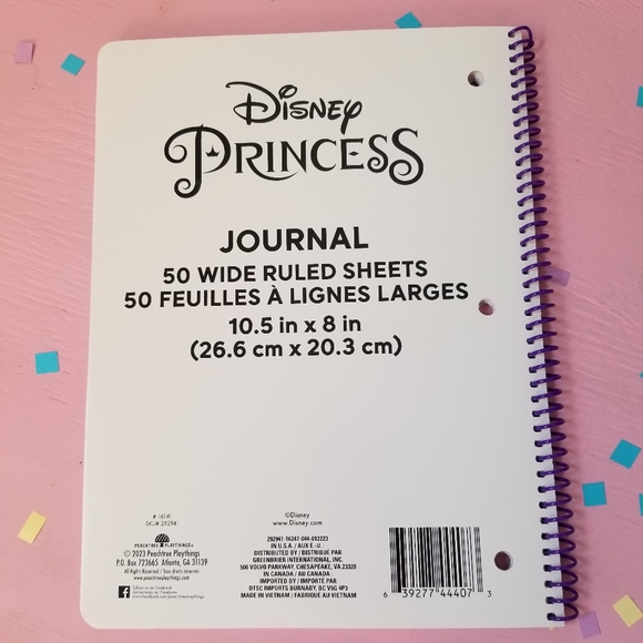 New Disney Princess Notebook Journal - Picture 4 of 4